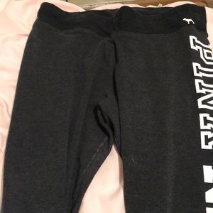 Pink yoga pants size large